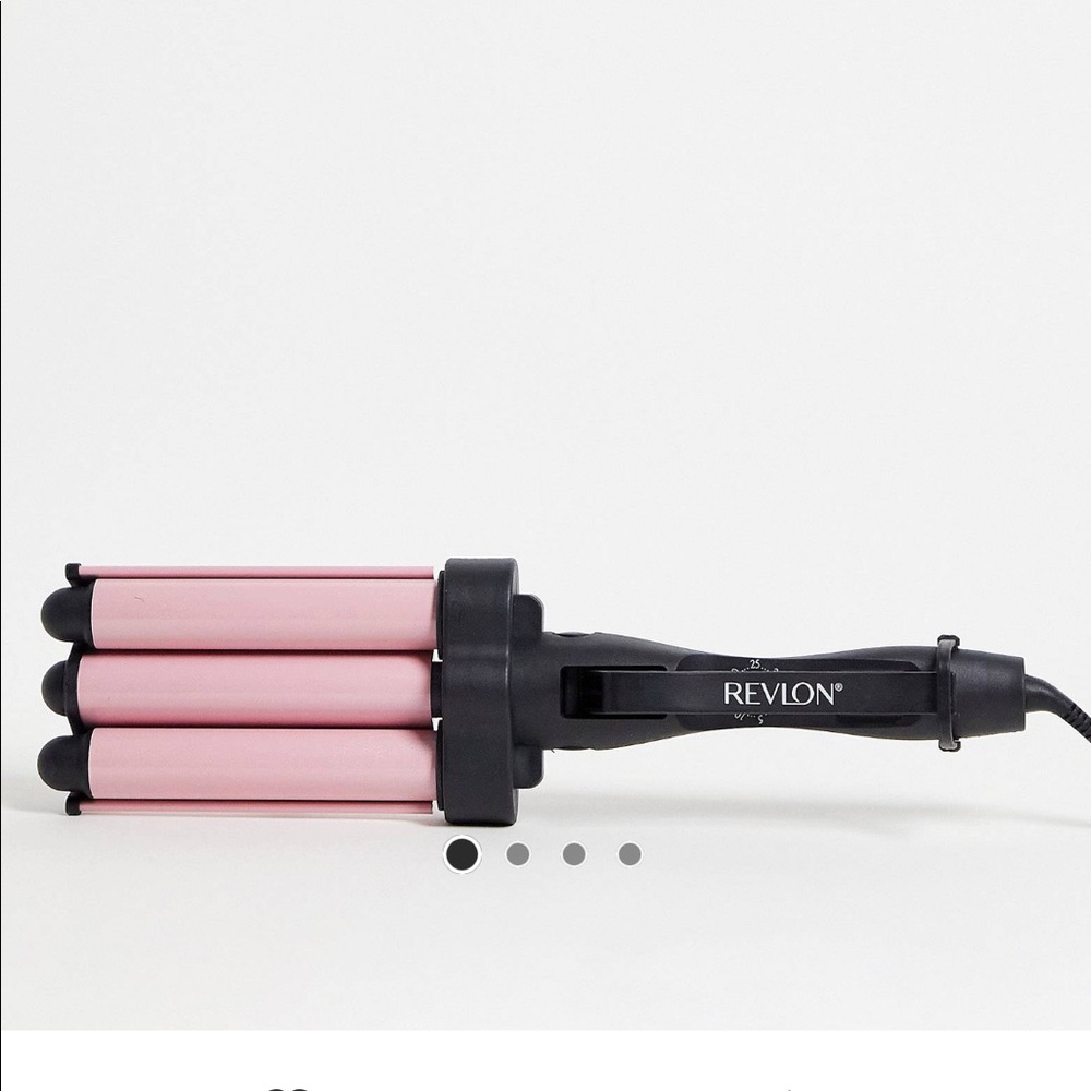 REVLON 3 Barrel Jumbo Hair Waver, Pink